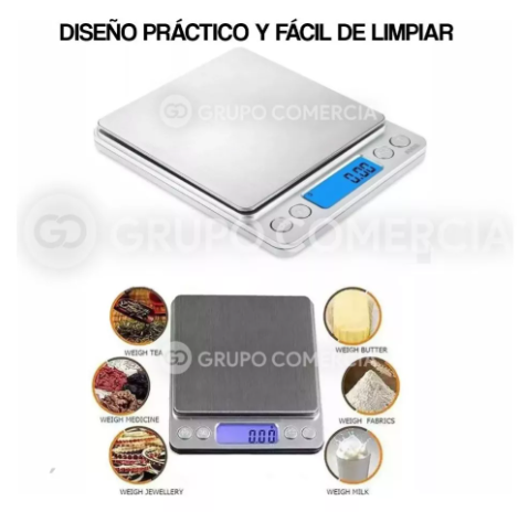 Bascula Cocina Metálica